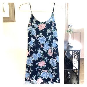 Forever 21 Navy floral dress